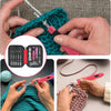 Ergonomic Crochet Hook Set with LED Light and Digital Row Counter