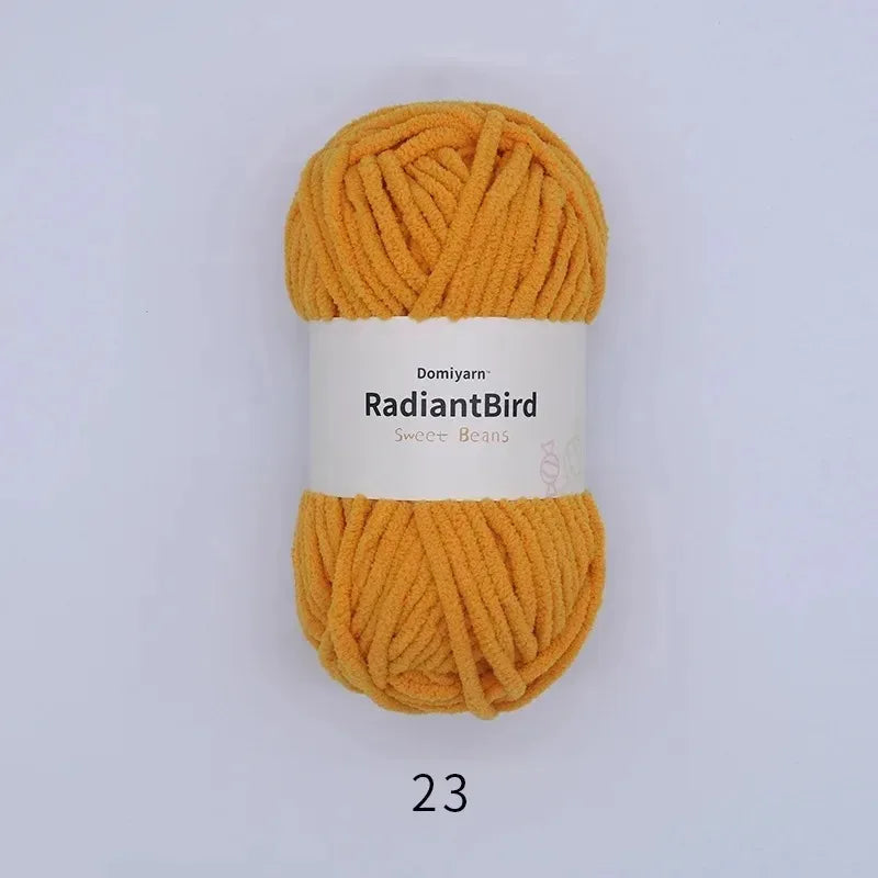 Soft Polyester Yarn for Knitting and Crochet
