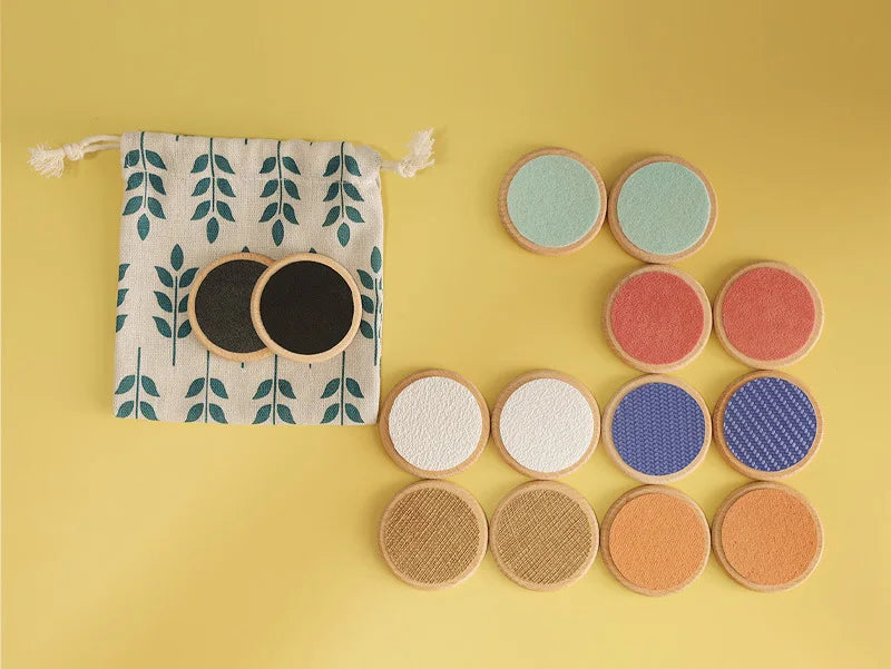 Montessori Tactile Matching Game for Sensory Learning