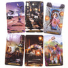 A collection of twelve tarot cards featuring various swords and pentacles imagery for divination