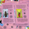 Pink Rider-Waite Tarot Cards – 78-Card English Deck with Keywords