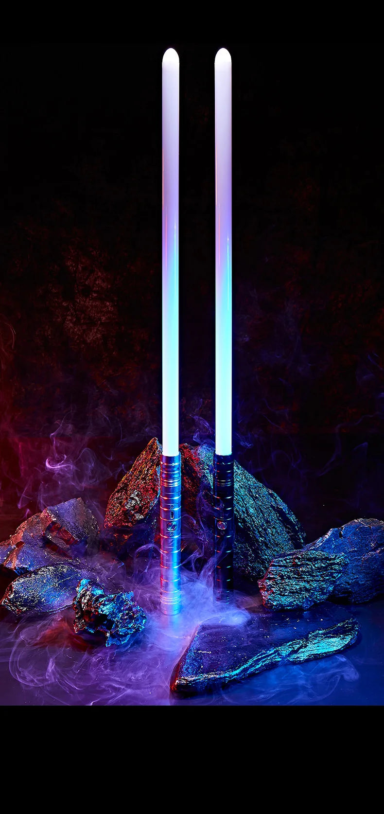 RGB Metal Lightsaber with 7 Color Modes and Sound Effects