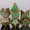Metal Polyhedral Dice Set for Tabletop RPGs