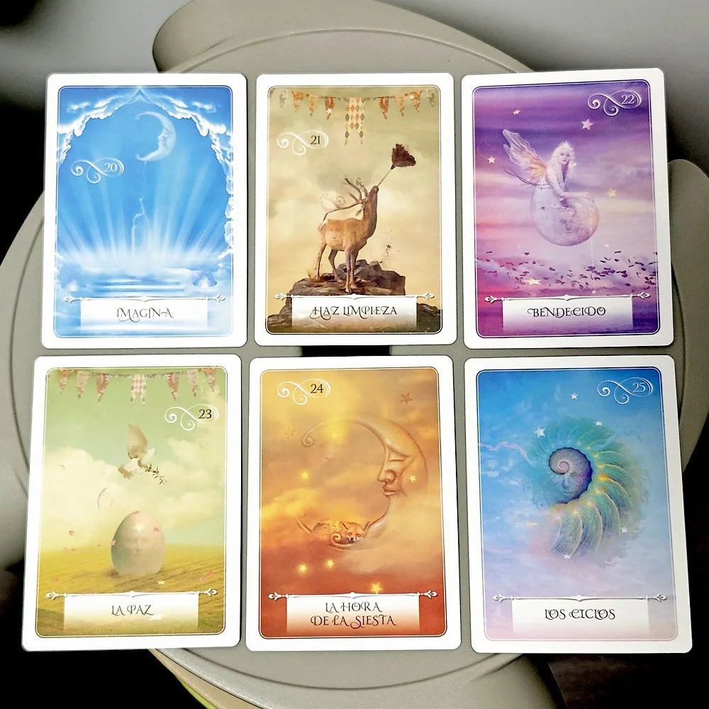 Wisdom of the Oracle Pocket Divination Cards – 52-Card Spanish Oracle Deck