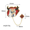 Jujutsu Kaisen Enamel Badge Set with Chain