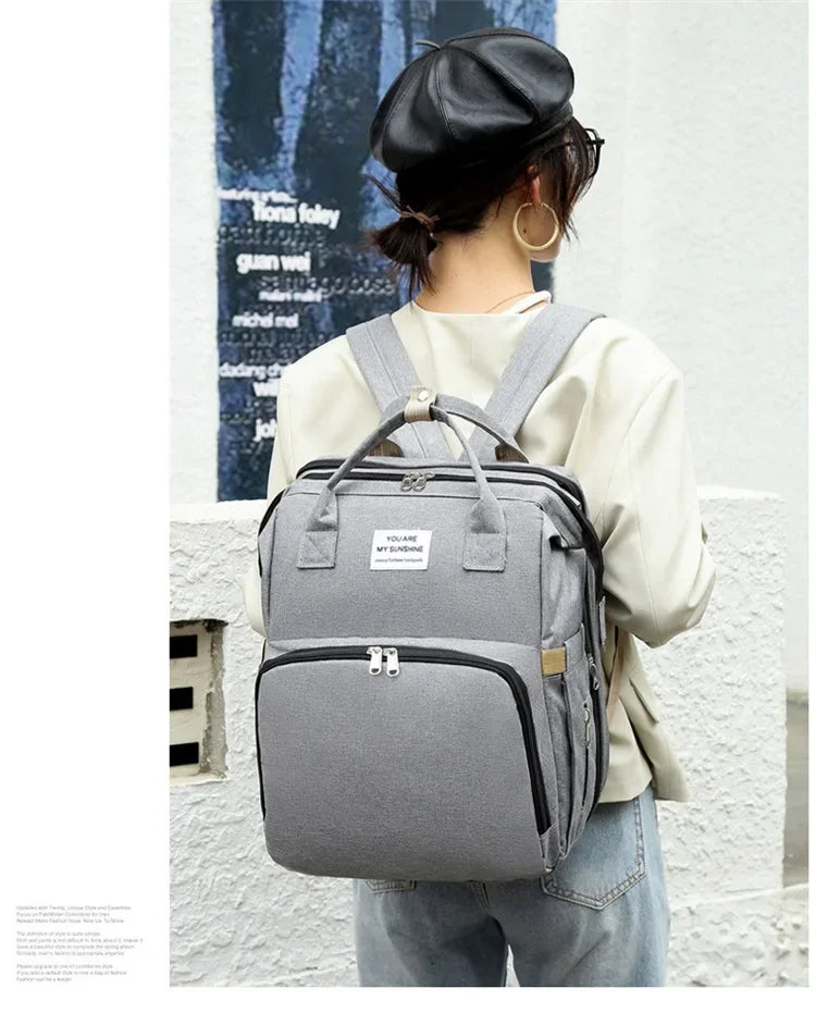 Large Capacity Diaper Bag Backpack with Changing Mat