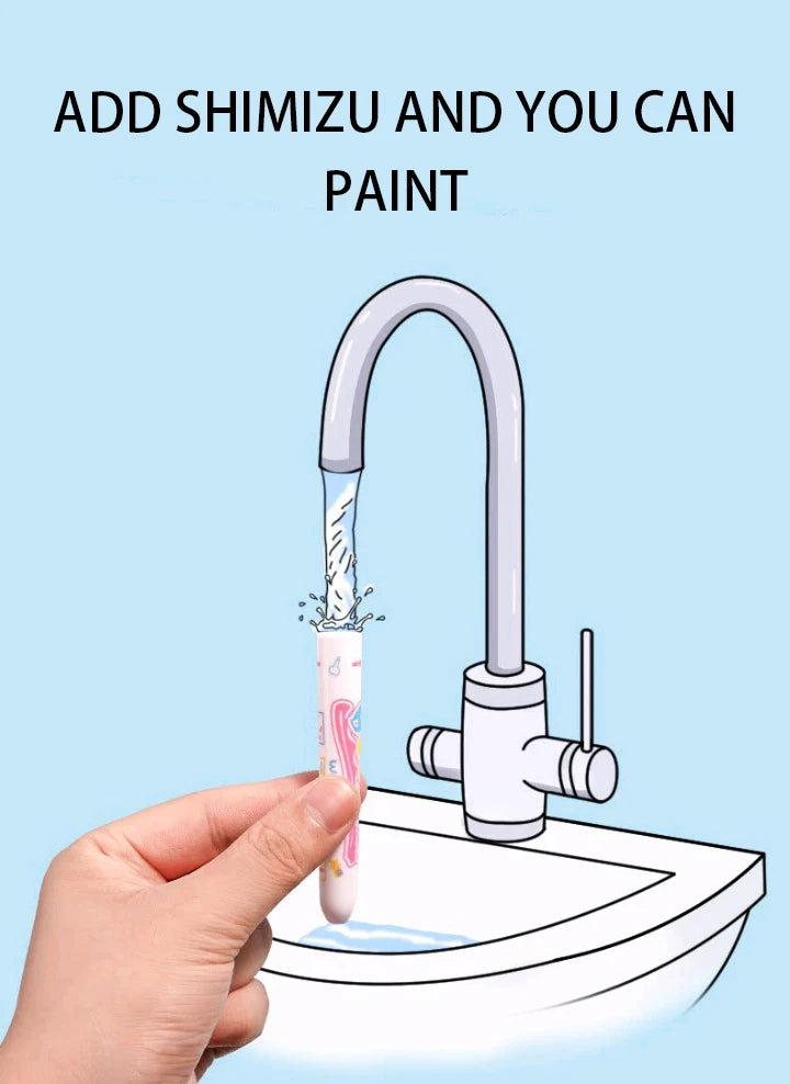 Magic Water Drawing Book for Kids - Reusable Coloring Fun