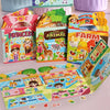 Reusable Sticker Book for Kids – Mess-Free Pretend Play & Learning Themes
