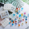 4-Piece Crystal Ball Silicone Mold Set for DIY Jewelry Making