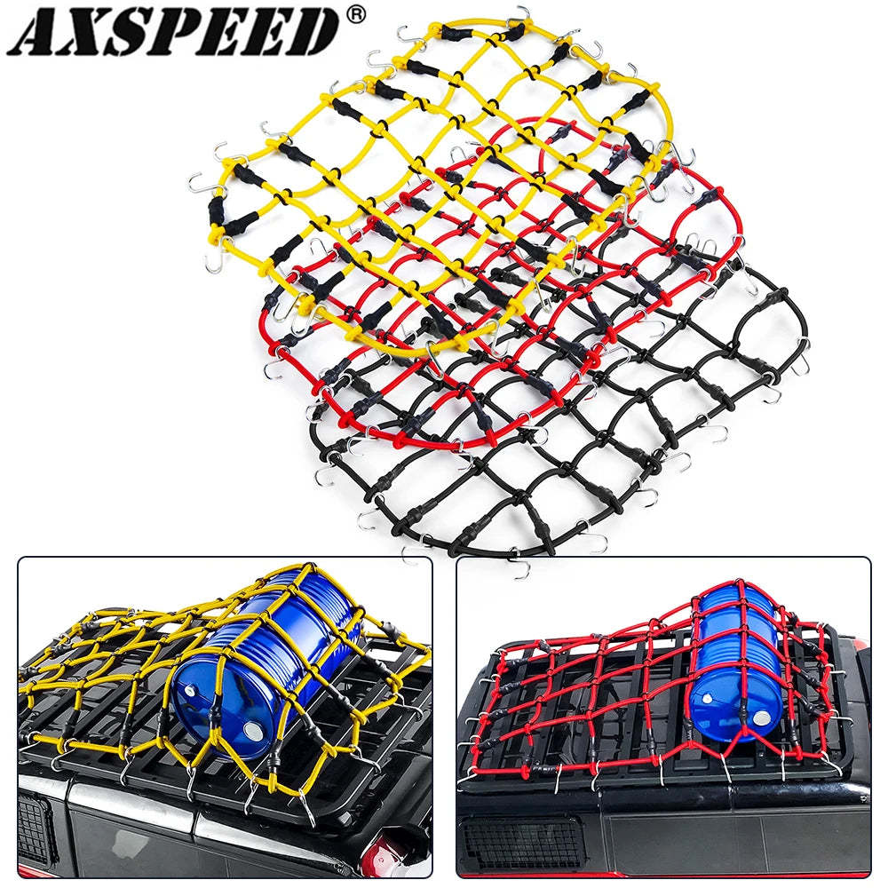 Elastic Roof Rack Luggage Net for RC Crawler Trucks