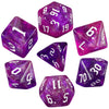 Iridescent Glitter Dice Set for D&D and Tabletop RPGs