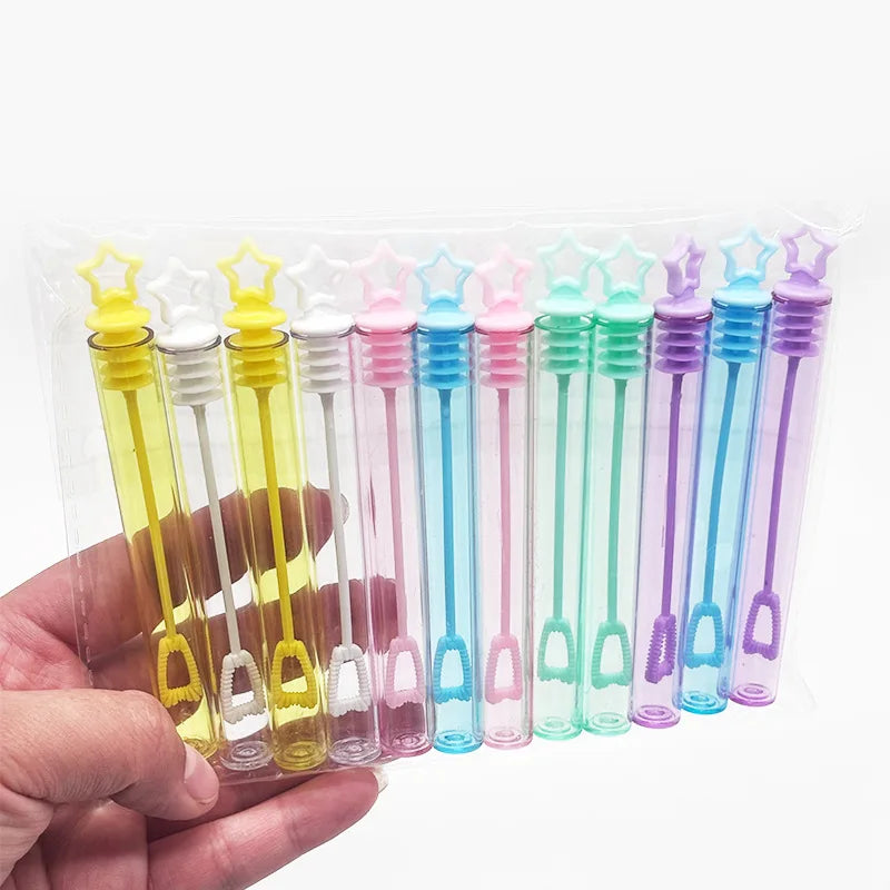 Neon Mini Bubble Wands for Party Favors & Classroom Prizes