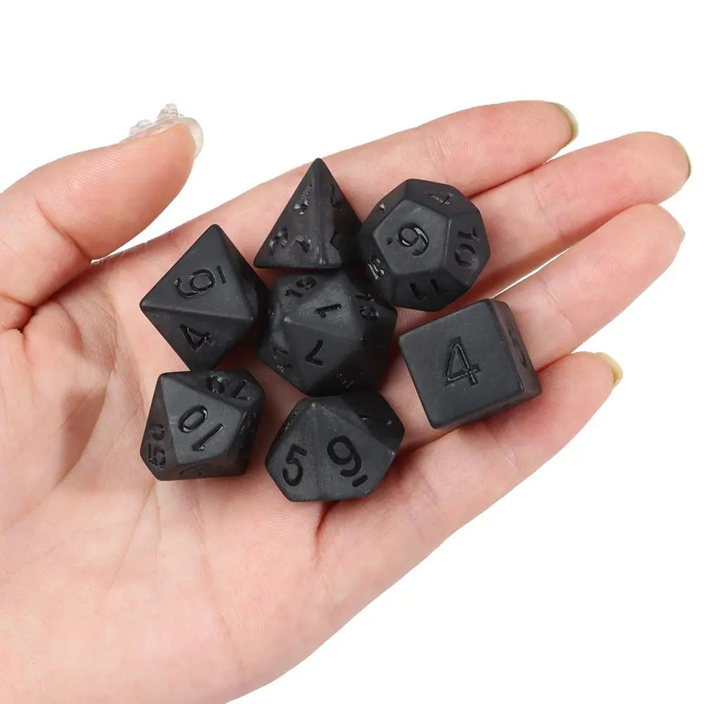 7-Piece Polyhedral Dice Set for Tabletop RPGs and Board Games