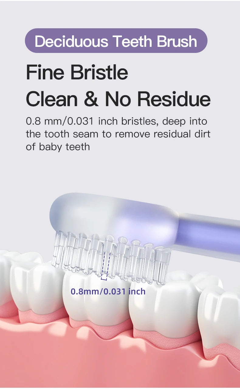 Baby Silicone Toothbrush Set with Tongue Cleaner and Storage Box