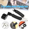 A 3-in-1 guitar string changing tool showing a winder, cutter, and pin puller component.