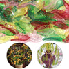 Colorful Acrylic Leaf Charms for Jewelry Making and DIY Crafts (100-Pack)
