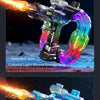Colorful light mouse energy ring accessory for an electric water gun