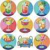 DIY Diamond Art Coaster Kit with Stand