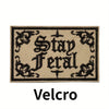 Stay Feral Embroidered Iron-On Patch