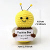 Handmade Crochet Pocket Hug Doll with Positive Vibe
