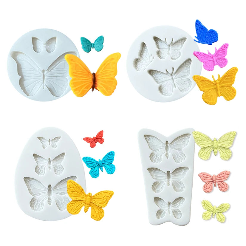 Butterfly Silicone Cake Mould for Fondant & Chocolate Decorating