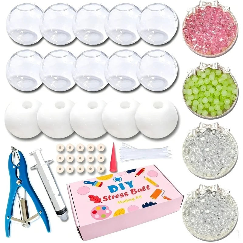 DIY Slow Rebound Stress Relief Squeeze Ball Kit