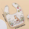 Cotton Baby Bibs with Adjustable Neck – Waterproof & Absorbent