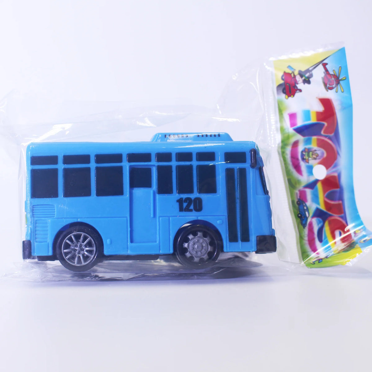Pull-Back Mini Bus Toy with Openable Doors