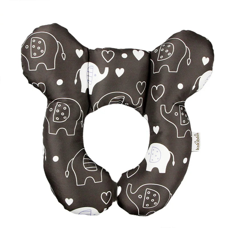 Soft U-Shaped Baby Head and Neck Support Pillow for Car Seat Travel