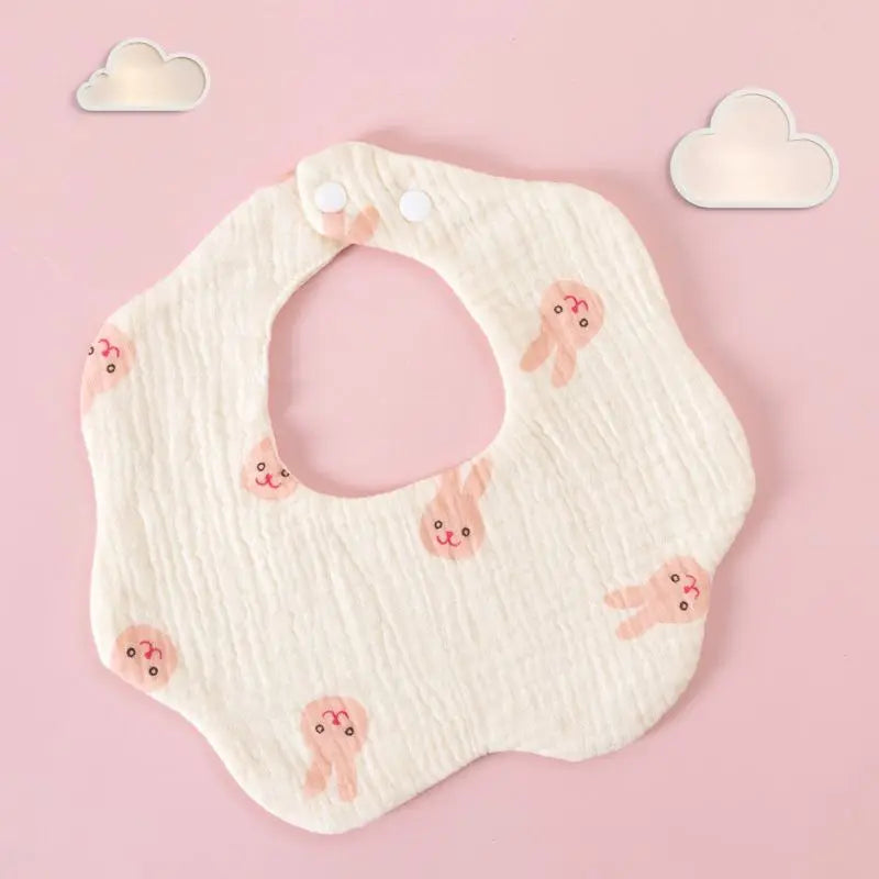 6-Layer Cotton Gauze Baby Bibs (3-Pack)