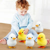 Yellow Wind-Up Jumping Chicken Toy for Toddlers