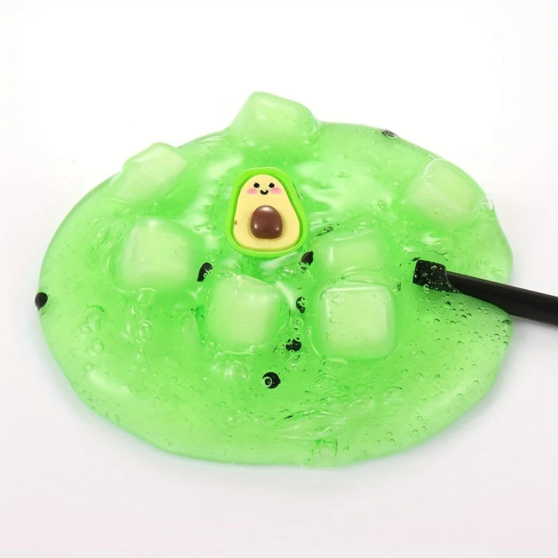 Watermelon Scented Jelly Cube Slime with Charms