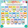 A set of 510 sight words learning flash cards categorized into 31 themes for children.