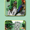 Dinosaur Transport Truck Playset with 12 Figures and 2 Mini Cars