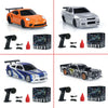 Orange Mini RC Drift Car with 4WD and 2.4G Remote Control and accessories