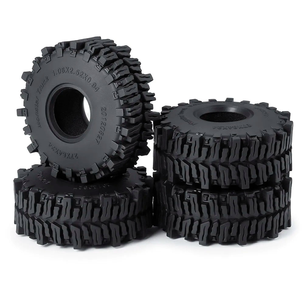 Mud Terrain RC Tires for 1/18 and 1/24 Micro Crawlers