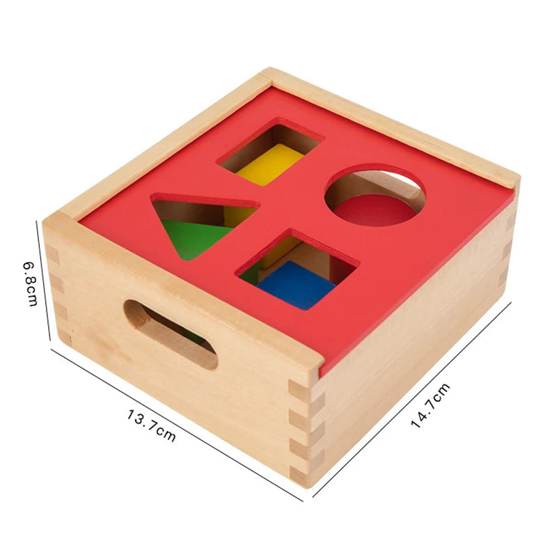 Wooden Montessori Object Permanence Toy for Toddlers