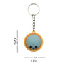 Handcrafted Resin Dumpling Keychains