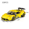 Supercar Model Building Block Kit