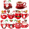 DIY Christmas Diamond-Painted Wooden Coasters (Set of 8)