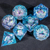 Liquid Core Dice Set for Dungeons & Dragons | Sharp Edge Resin RPG Dice
