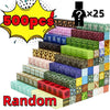 A stack of 500 magnetic building cubes in various colors and patterns, labeled as a random set.