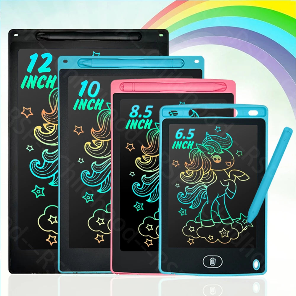 LCD Writing Tablet for Kids – Reusable Drawing Board with Stylus