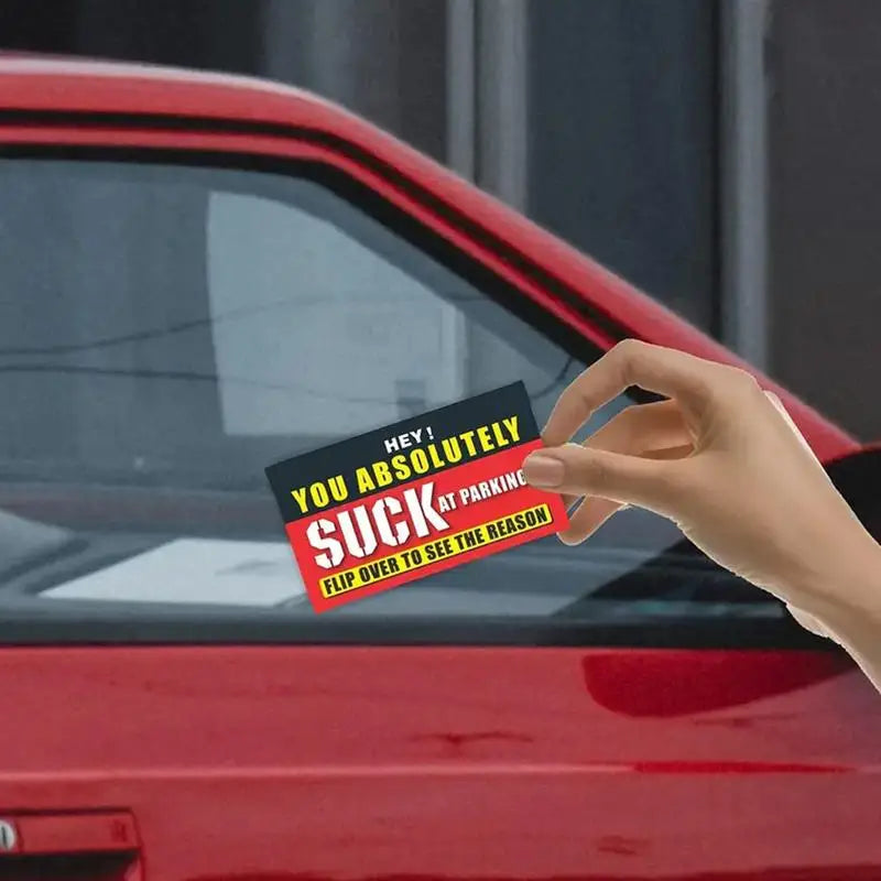 Humorous Fake Parking Tickets - Funny Car Pranks (50 Pack)