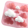 Silicone Cloud Mold for Candles and Desserts – 8-Cavity Flexible Pan