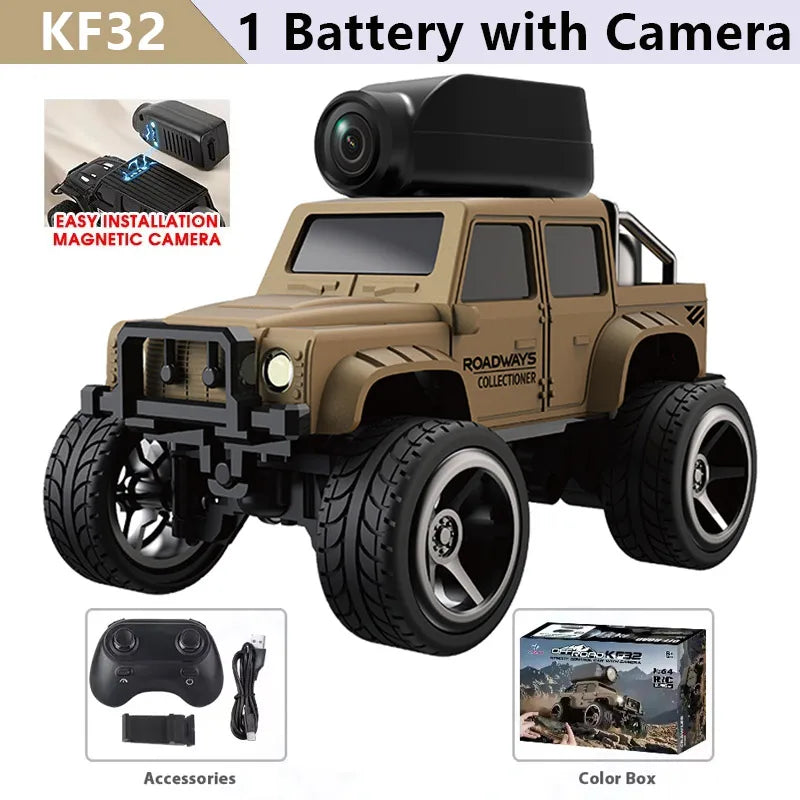 Mini RC Climbing Car with HD Camera and LED Lights