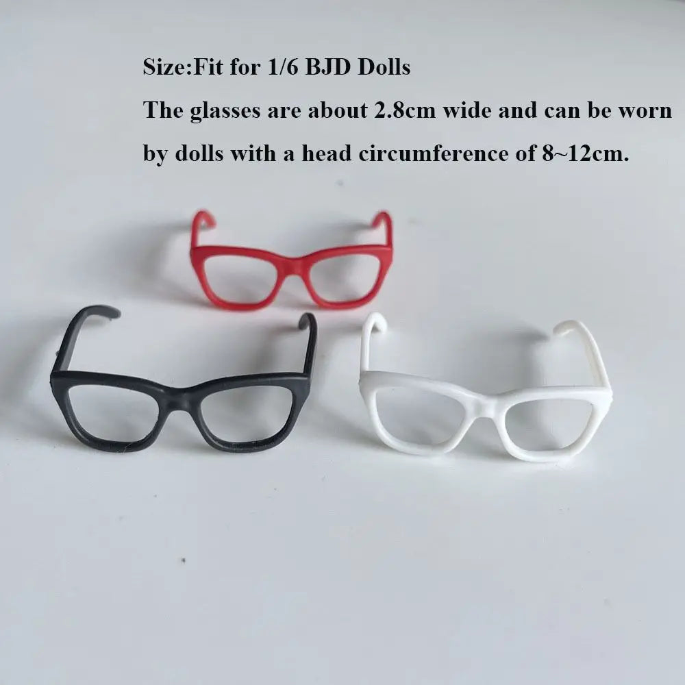 Doll Fashion Accessories Set with Glasses and High-Stretch Stockings