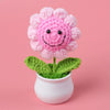 Handmade Crochet Sunflower in Pot