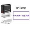 Customizable Self-Inking Rubber Stamp