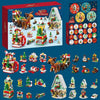 24-Day Christmas Advent Calendar with DIY Tree & Train Set